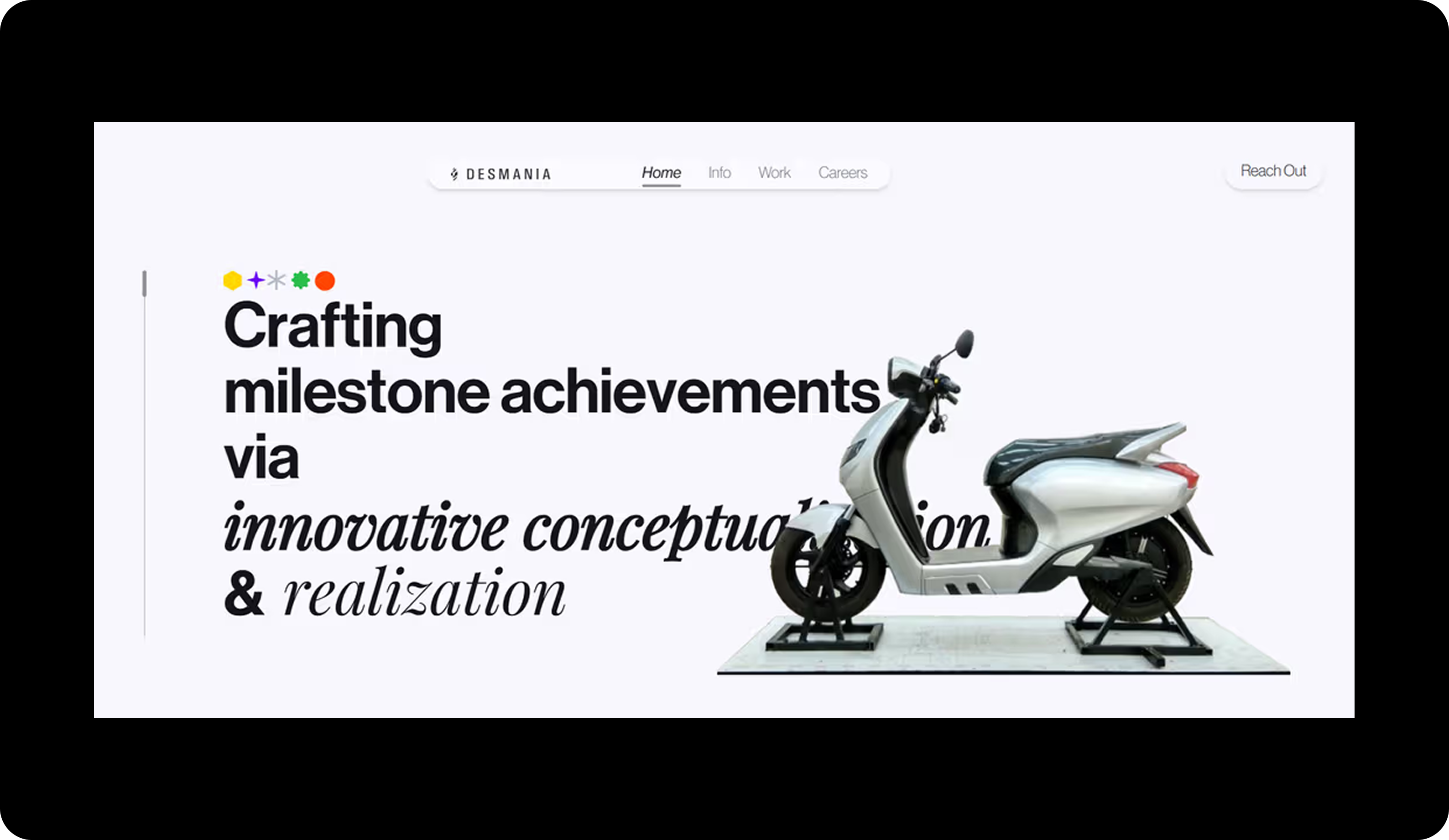 Desmania website preview